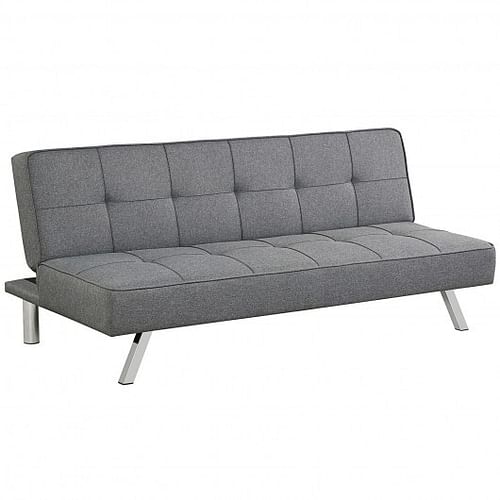 3-Seat Convertible Sofa Bed with High-Density Sponge for Living Room - Free Shipping 