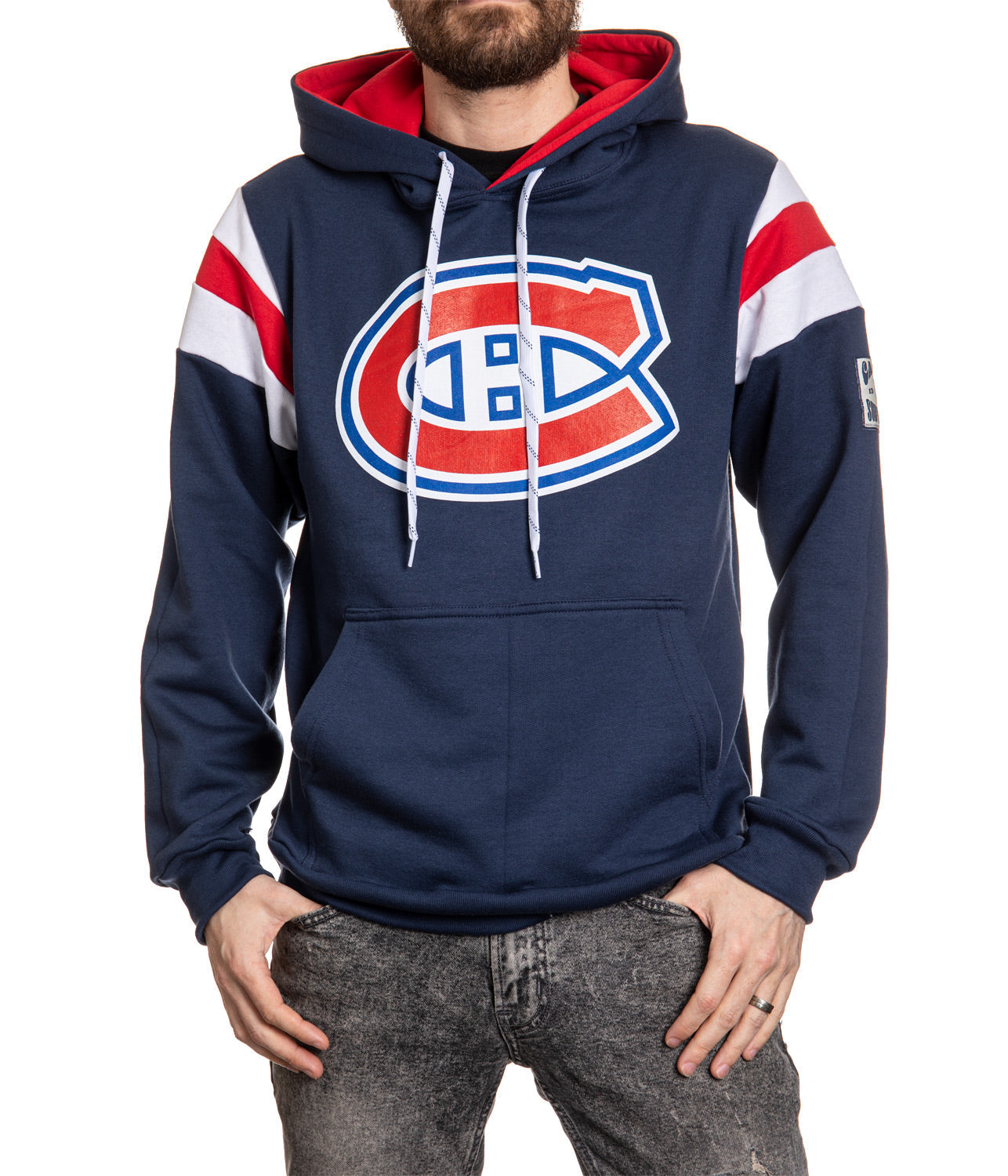 Montreal Canadiens Varsity Retro Style Hoodie 