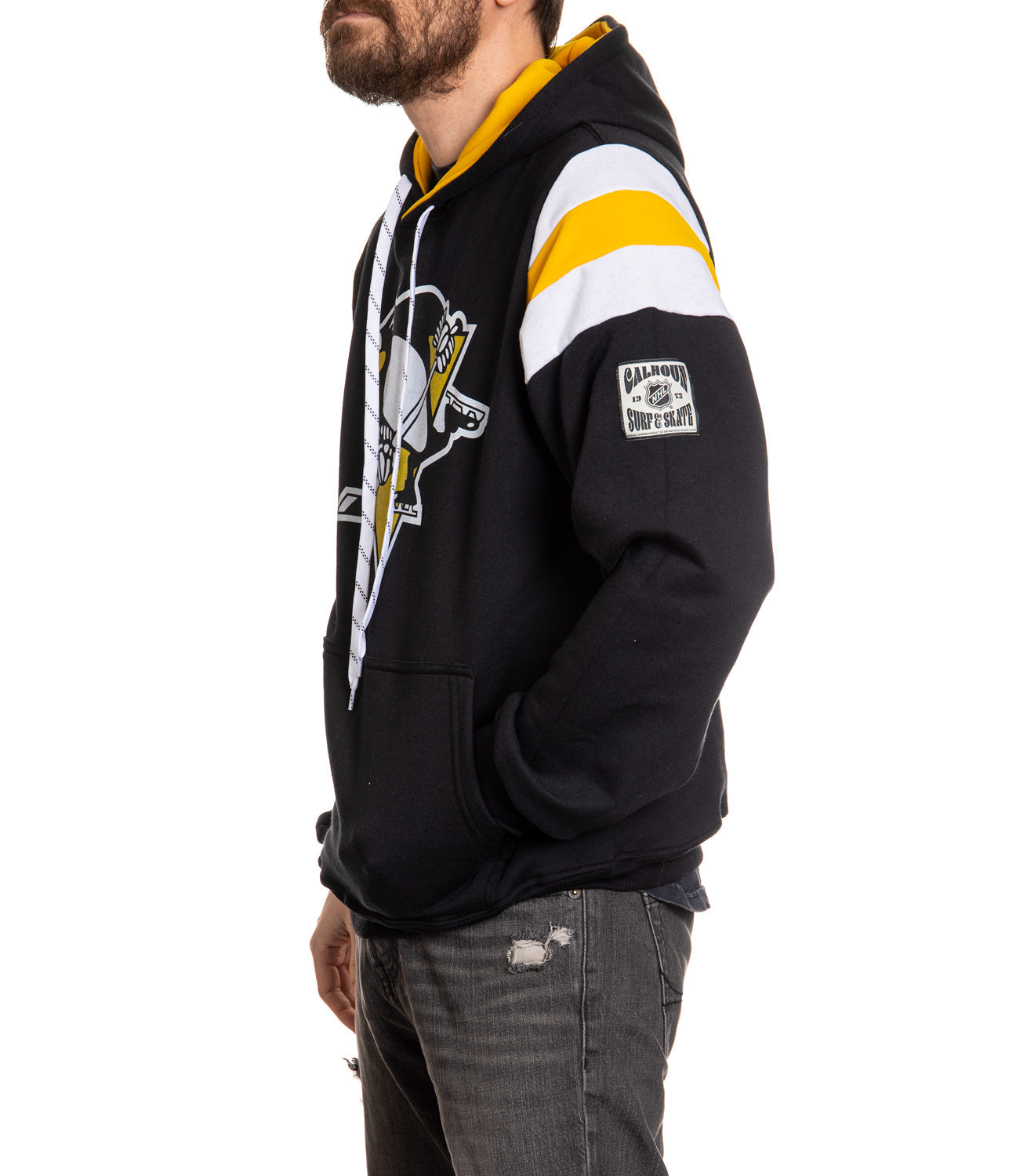 Pittsburgh Penguins Varsity Retro Style Hoodie 