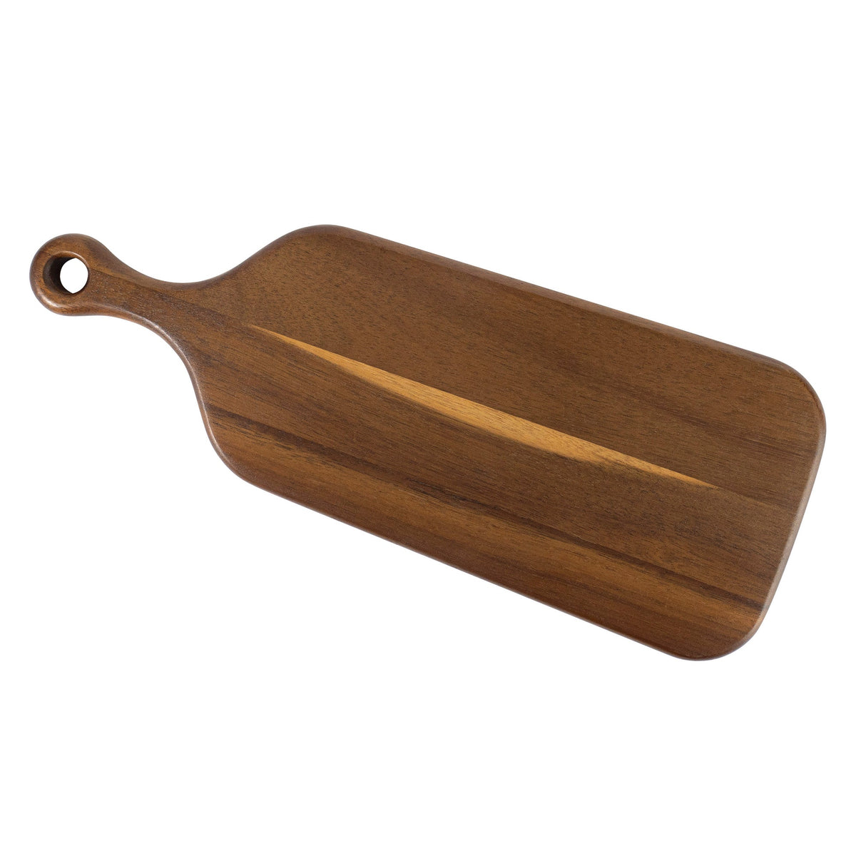 Acacia Wood Charcuterie Board with Handle, 43 x 16.5 cm, Serving Board