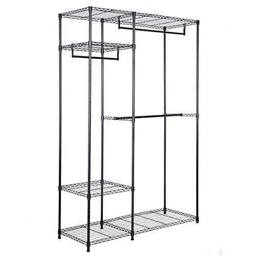 Portable Steel Closet Hanger Storage Rack Organizer - Free Shipping 