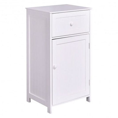 Single Door Bathroom Cabinet with Adjustable Shelf and Drawer - Free Shipping 