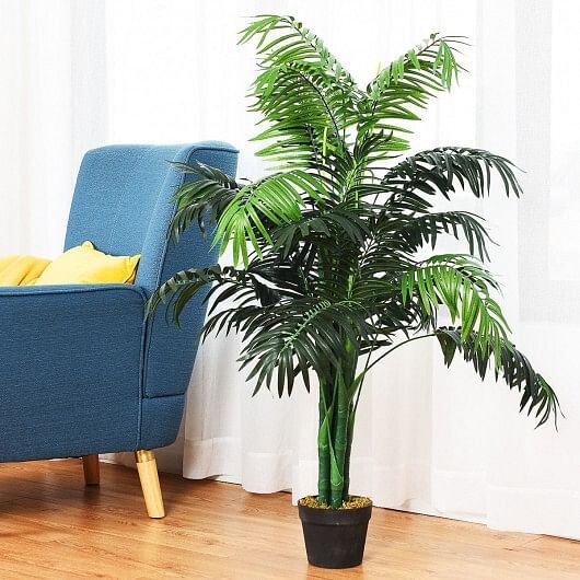 3.5 Feet Artificial Areca Palm Decorative Silk Tree with Basket - Free Shipping 