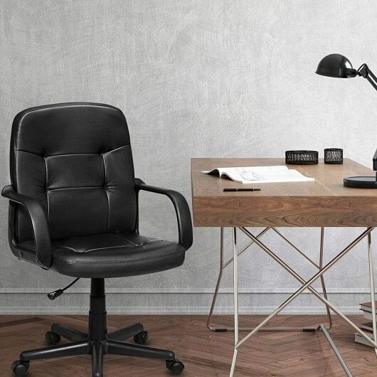 Ergonomic Office Chair with 360-degree Wheels - Free Shipping 