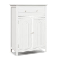 Free Standing Bathroom Storage Cabinet with Large Drawer - Free Shipping 