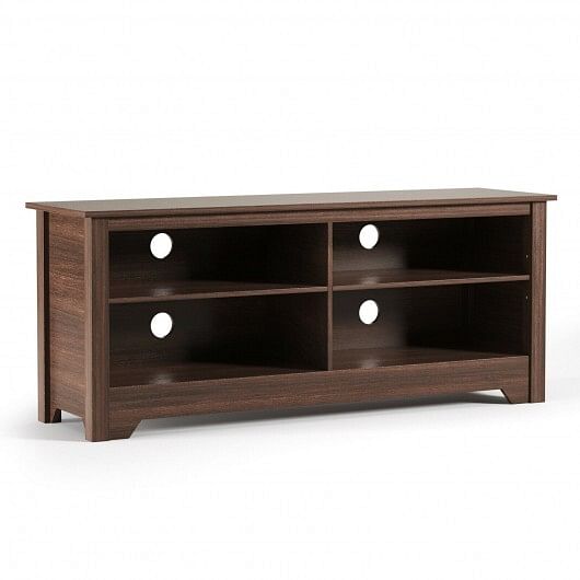 58 Inch Wooden Entertainment Media Center TV Stand - Free Shipping 