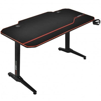 55 Inch Gaming Desk with Free Mouse Pad with Carbon Fiber Surface - Free Shipping 