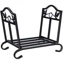 Foldable Firewood Log Rack Steel Wood Storage Holder - Free Shipping 