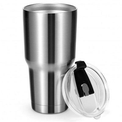 30oz Stainless Steel Tumbler Cup Double Wall Vacuum Insulated Mug with Lid - Free Shipping 
