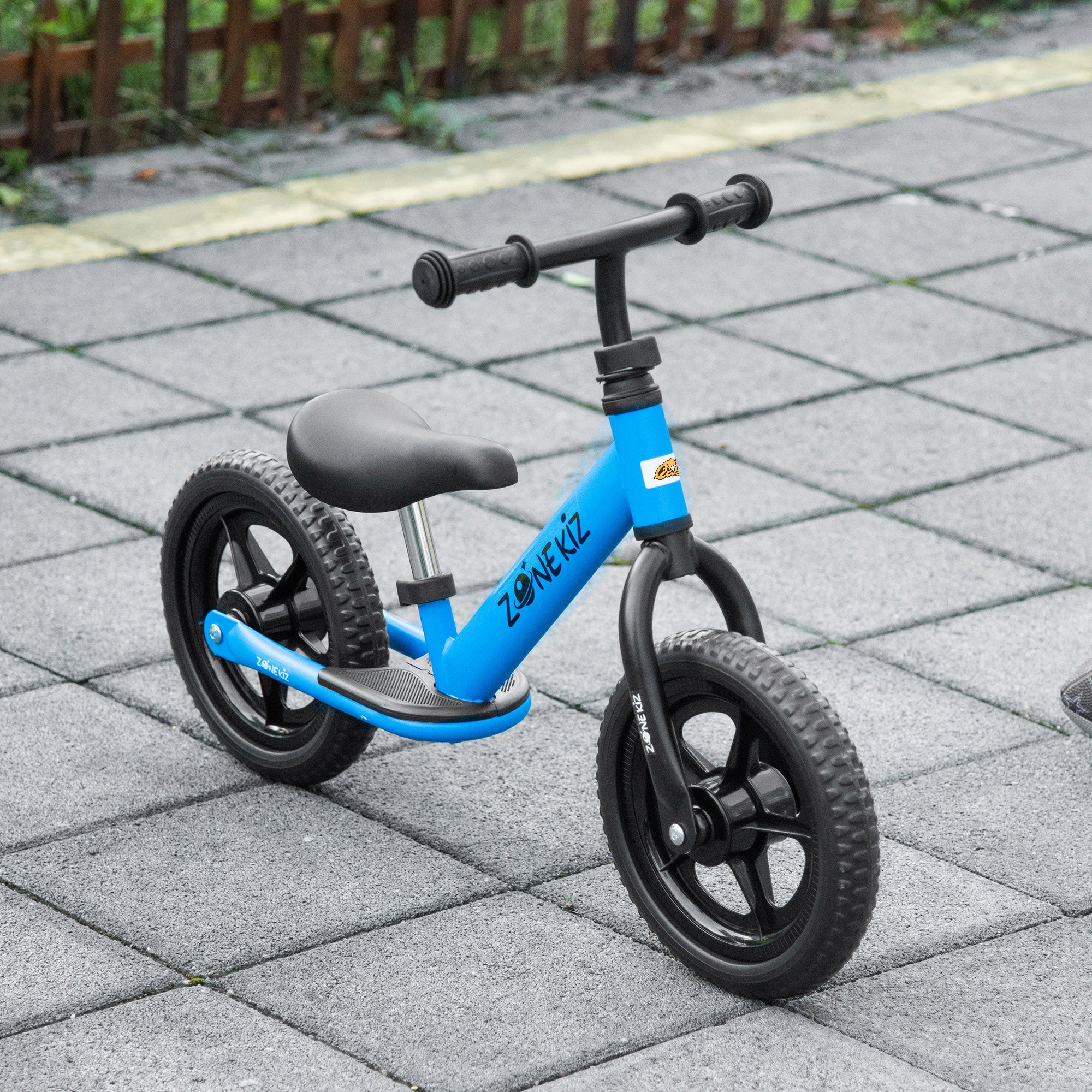 Aosom Qaba 12 Kids Balance Bike No Pedal Training Bicycle Adjustable Seat Handlebar Toddler Bike 3 - 5 Years 