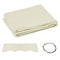 Outsunny Retractable Awning Canopy: 10'x8' Cream White Fabric Replacement for Outdoor UV Blocking Sunshade