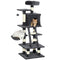 52 Inch Large Cat Tree for Indoor Cats, Dark Grey