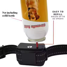 Pet Dog Spray Training Collar Rechargeable Waterproof Anti Bark Collar No Shock Humane Bark Stop Training No Spray Bottle 