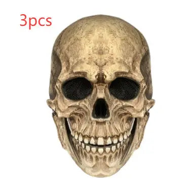 Halloween Movable Mouth Skull Mask Helmet Mouth Movable Skull Full Head Skull Mask 