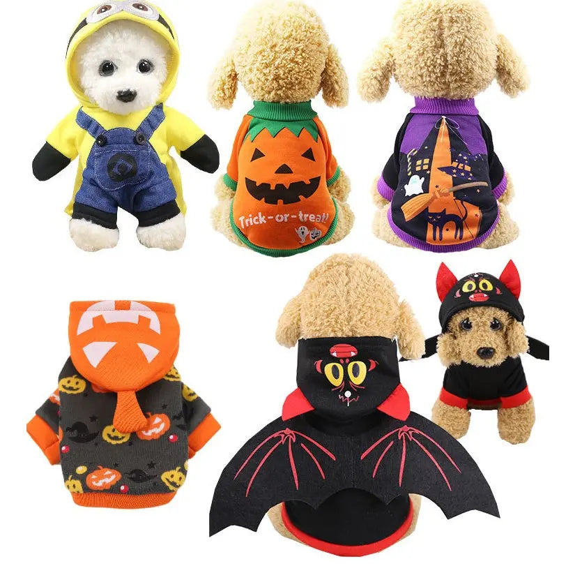 Halloween funny pet clothes 
