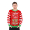 Happy Holidays Merry Sweater Festive Red and Green Christmas Knit