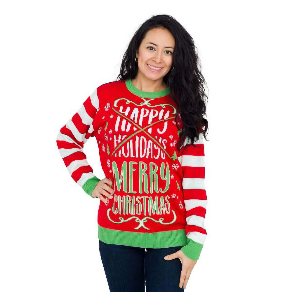 Happy Holidays Merry  Sweater 