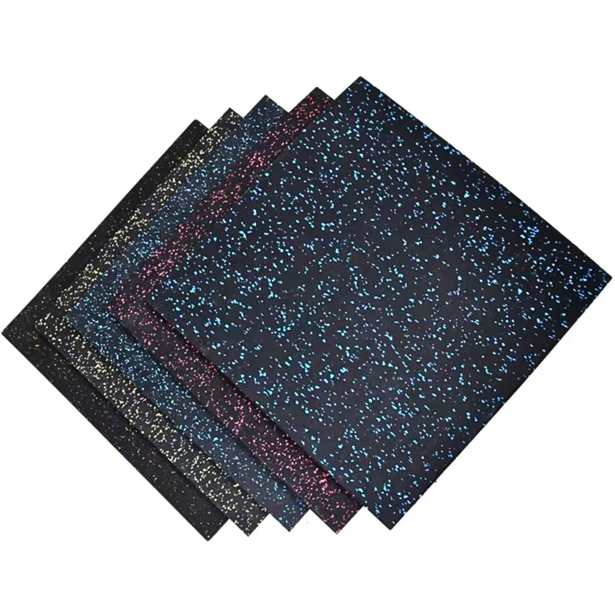 HAJEX Hard Floor Mats for Gym - Pack of 6 