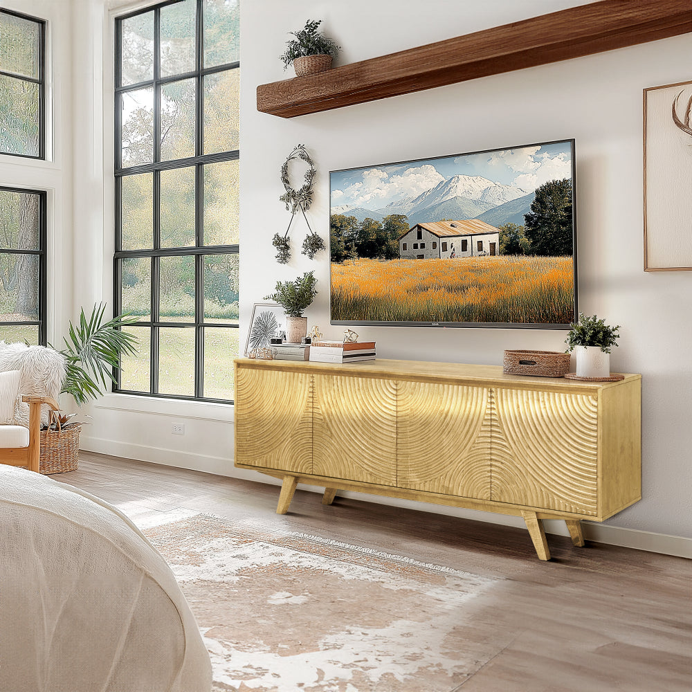 Harmony TV Stand with Storage for TVs up to 80" 