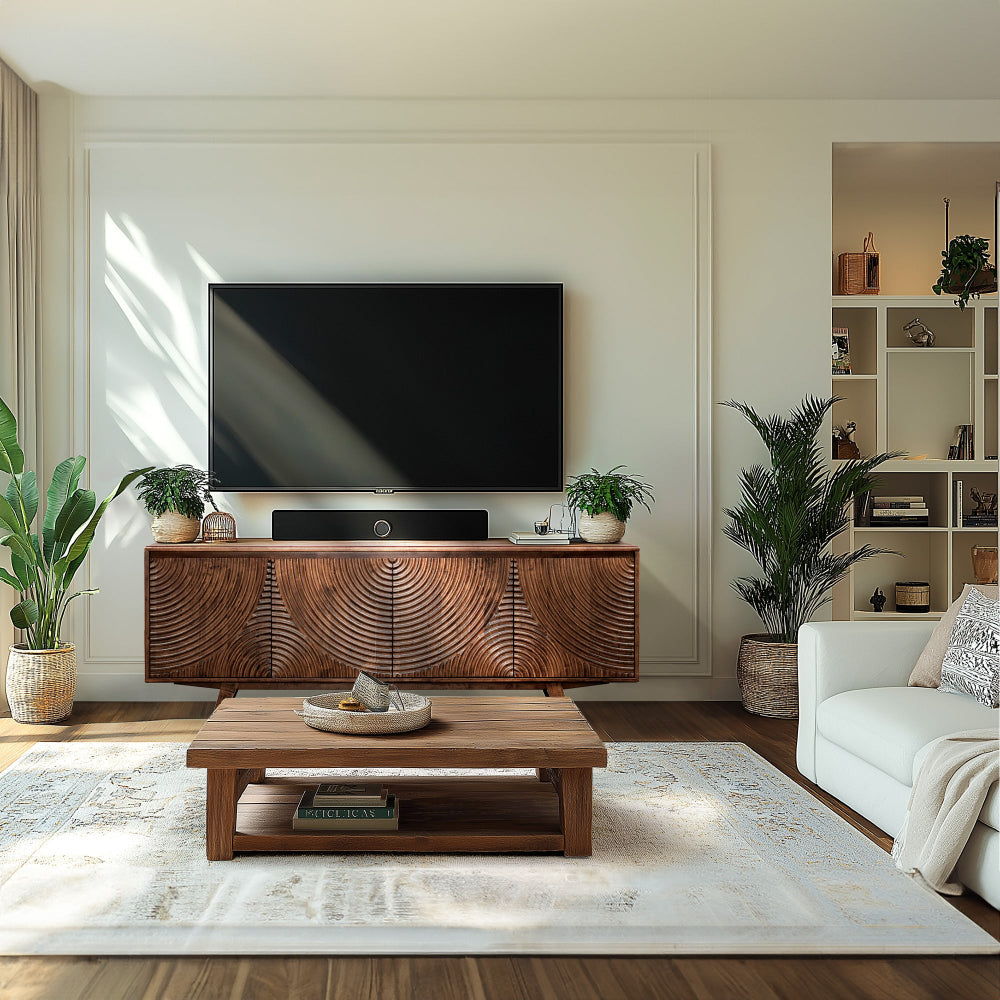 Harmony TV Stand with Storage for TVs up to 80" 