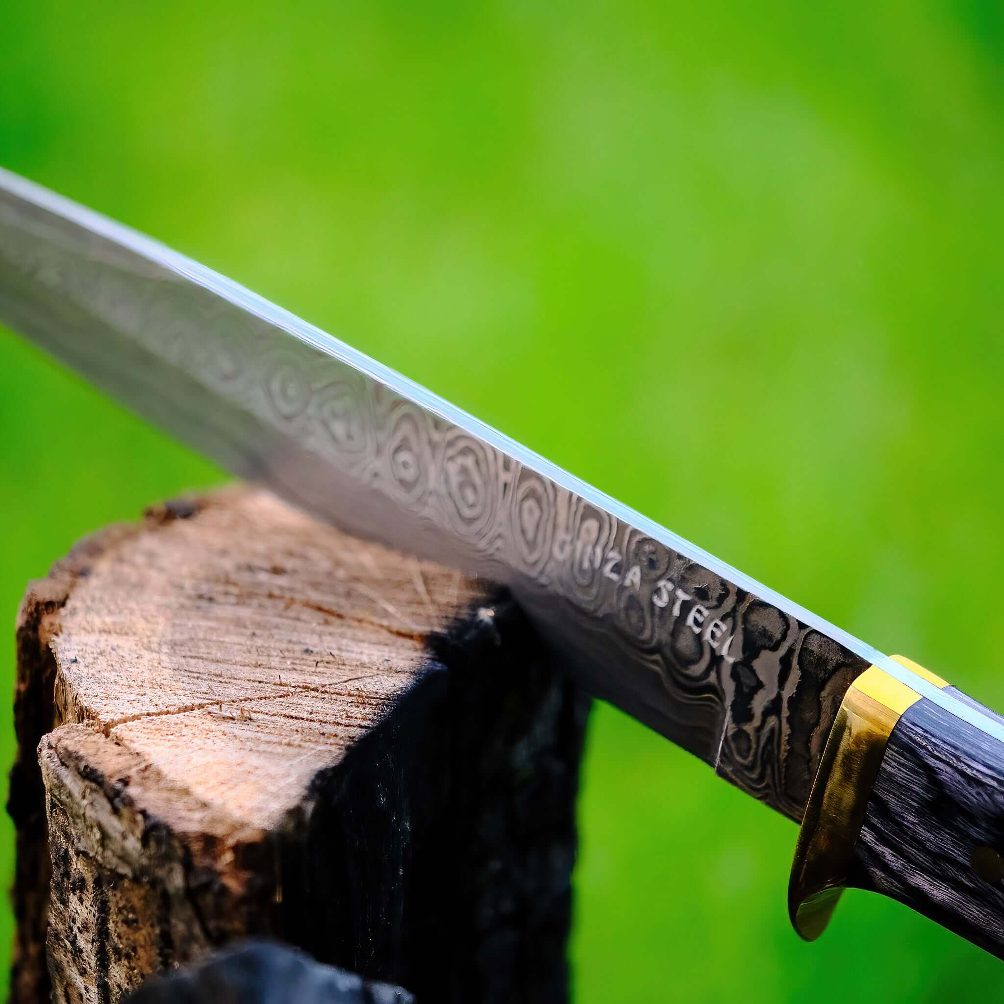 HATIF Bowie Knife 8 inch blade with Original leather Sheath 