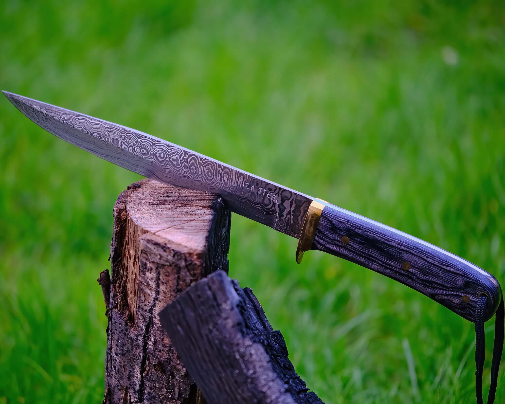 HATIF Bowie Knife 8 inch blade with Original leather Sheath 