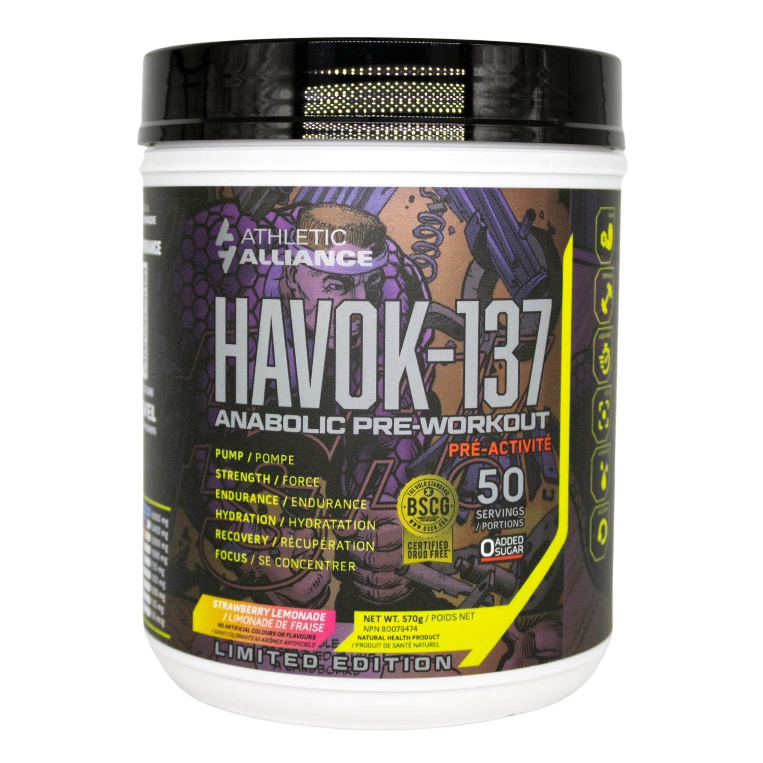 HAVOK-137 (570gr) Limited Edition Comic labels 