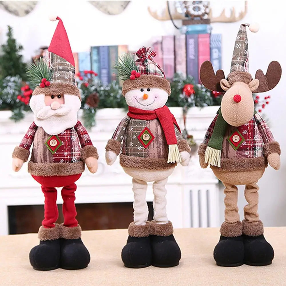 Christmas Doll Ornaments Merry Christmas Decorations For Home 2024 Xmas Decor Gifts Navidad Natal Noel New Year Decor 2025 Gifts 