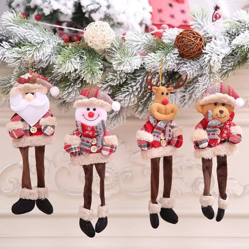 Christmas Doll Ornaments Merry Christmas Decorations For Home 2024 Xmas Decor Gifts Navidad Natal Noel New Year Decor 2025 Gifts