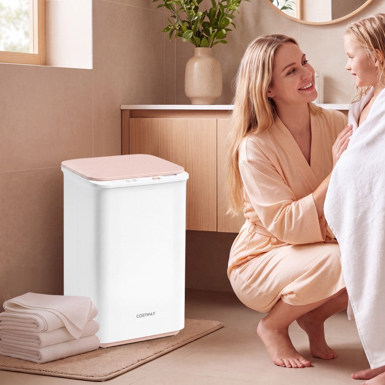 Heated Towel Warmer with 4 Heat Timer and Auto Shut-Off for Oversized Towels