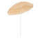 Outsunny 6FT Beach Umbrella with Tilt Sunshade Crank Outdoor Patio Market Yard Sun Shade Wheat