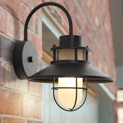 Outdoor Wall Lamp – IP54 Waterproof, American Retro Design for Balcony, Terrace, Entrance, Courtyard, and Farmhouse Lighting 