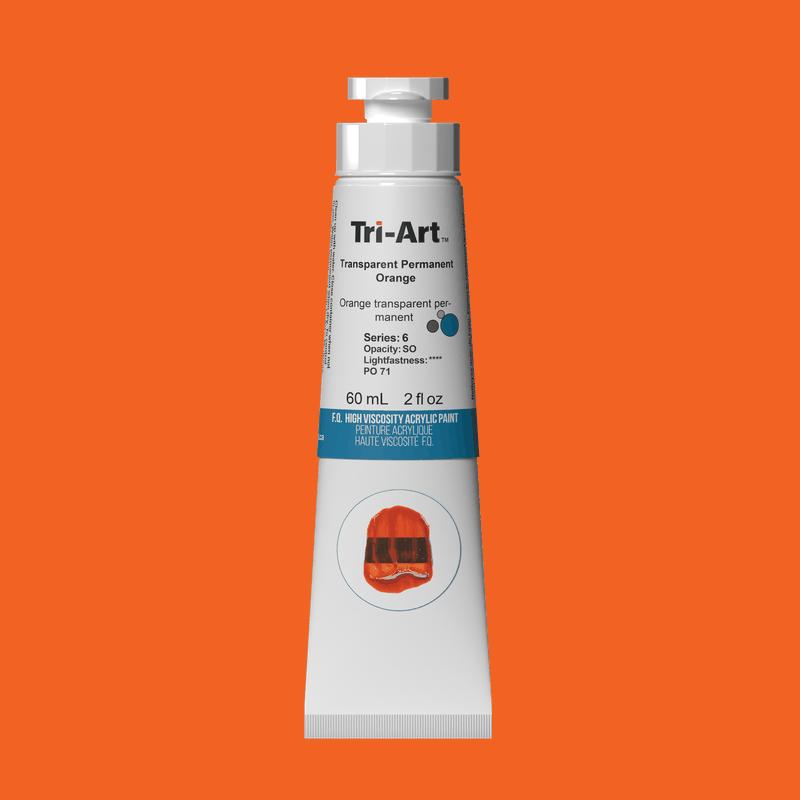 Tri-Art High Viscosity - Transparent Permanent Orange 