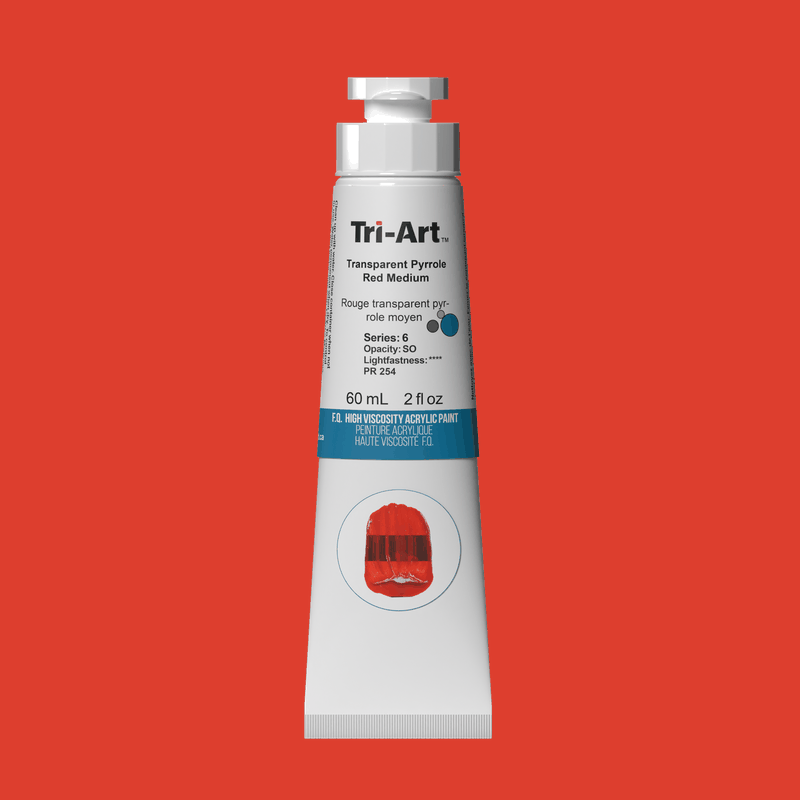Tri-Art High Viscosity - Transparent Pyrrole Red Medium 