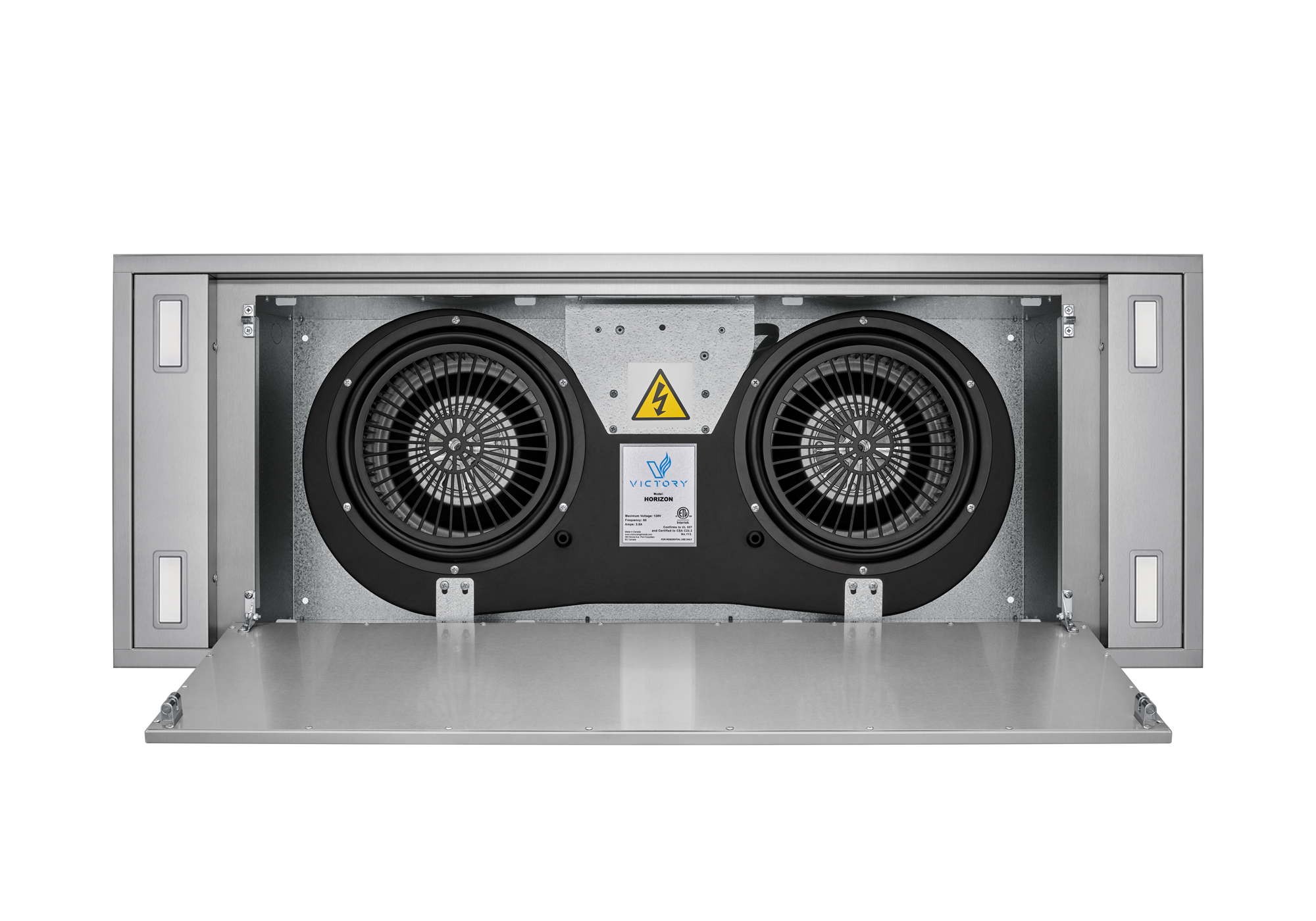 900 CFM Powerful Flush Ceiling Mount Range Hood - VICTORY Horizon 