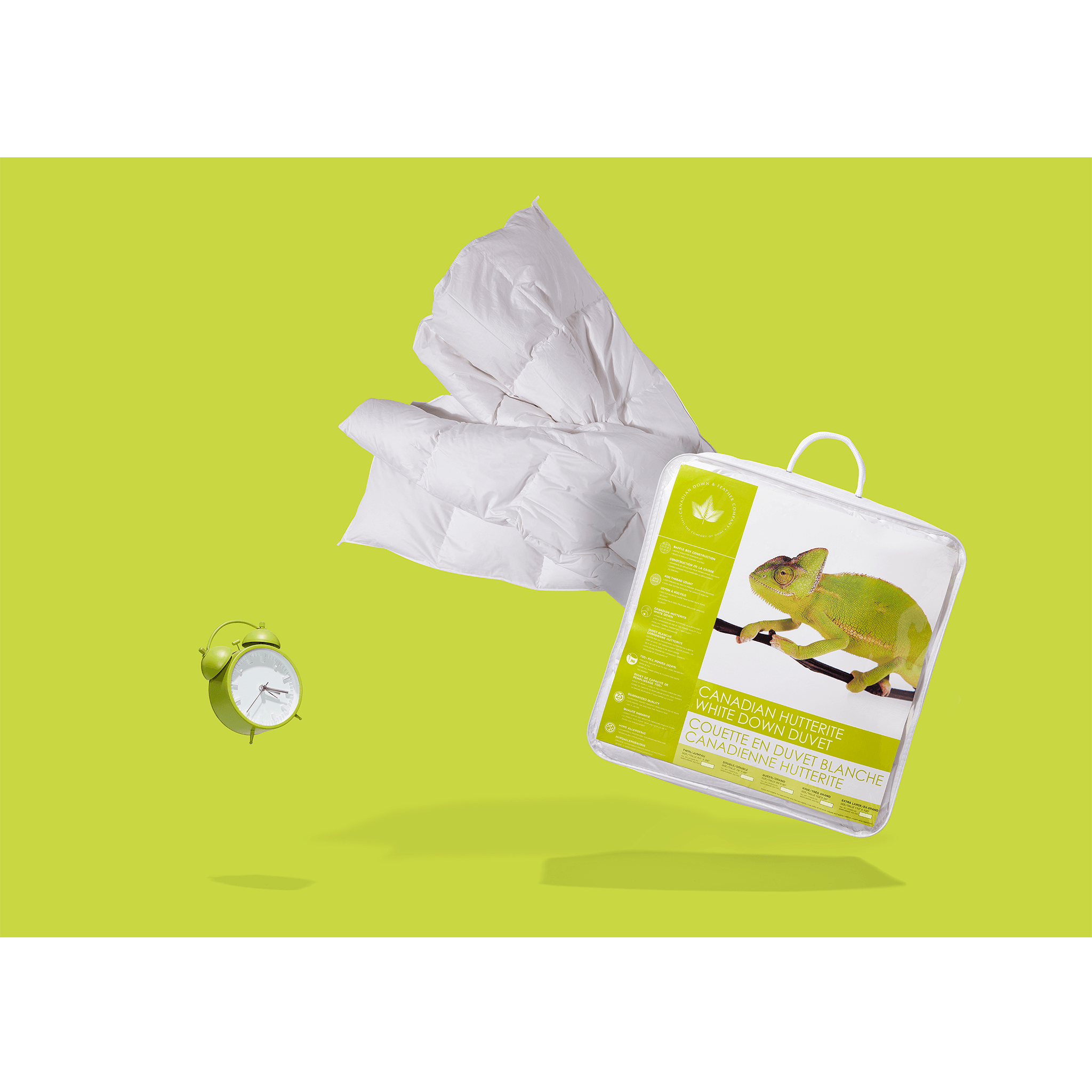 Hutterite White Down Duvet 