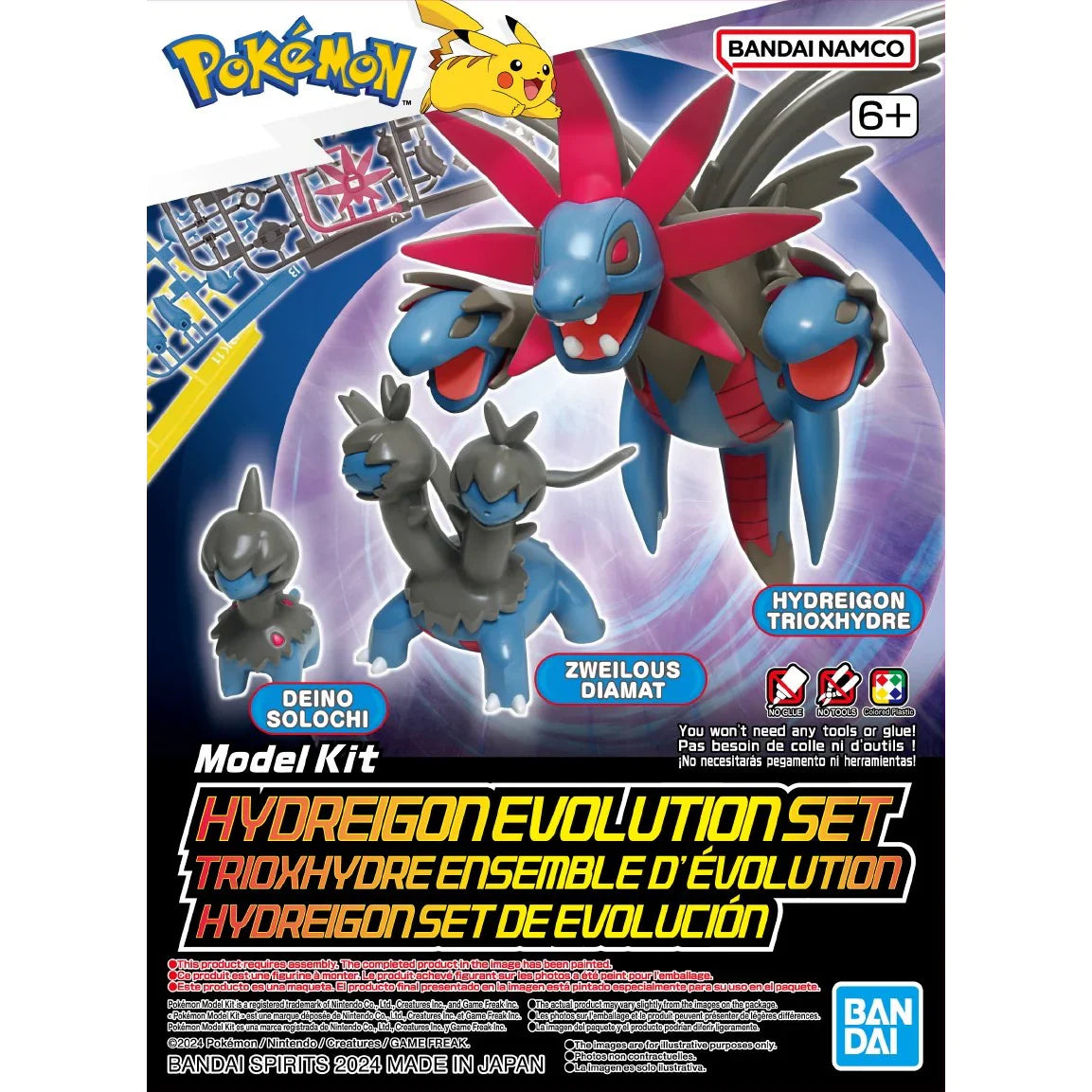 Pokémon Model Kit  Hydreigon Evolution Set 