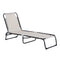 Outsunny Adjustable Folding Beach Bed 4-Level Reclining Lounger Lightweight Portable Outdoor Beige
