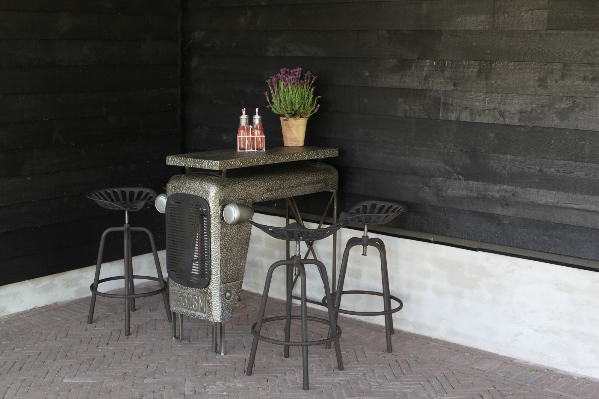 Tractor Chair Grey 