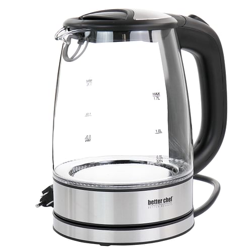 Better Chef 1.7 Liter 360 Degree Glass Cordless Electric Kettle - Free Shipping 