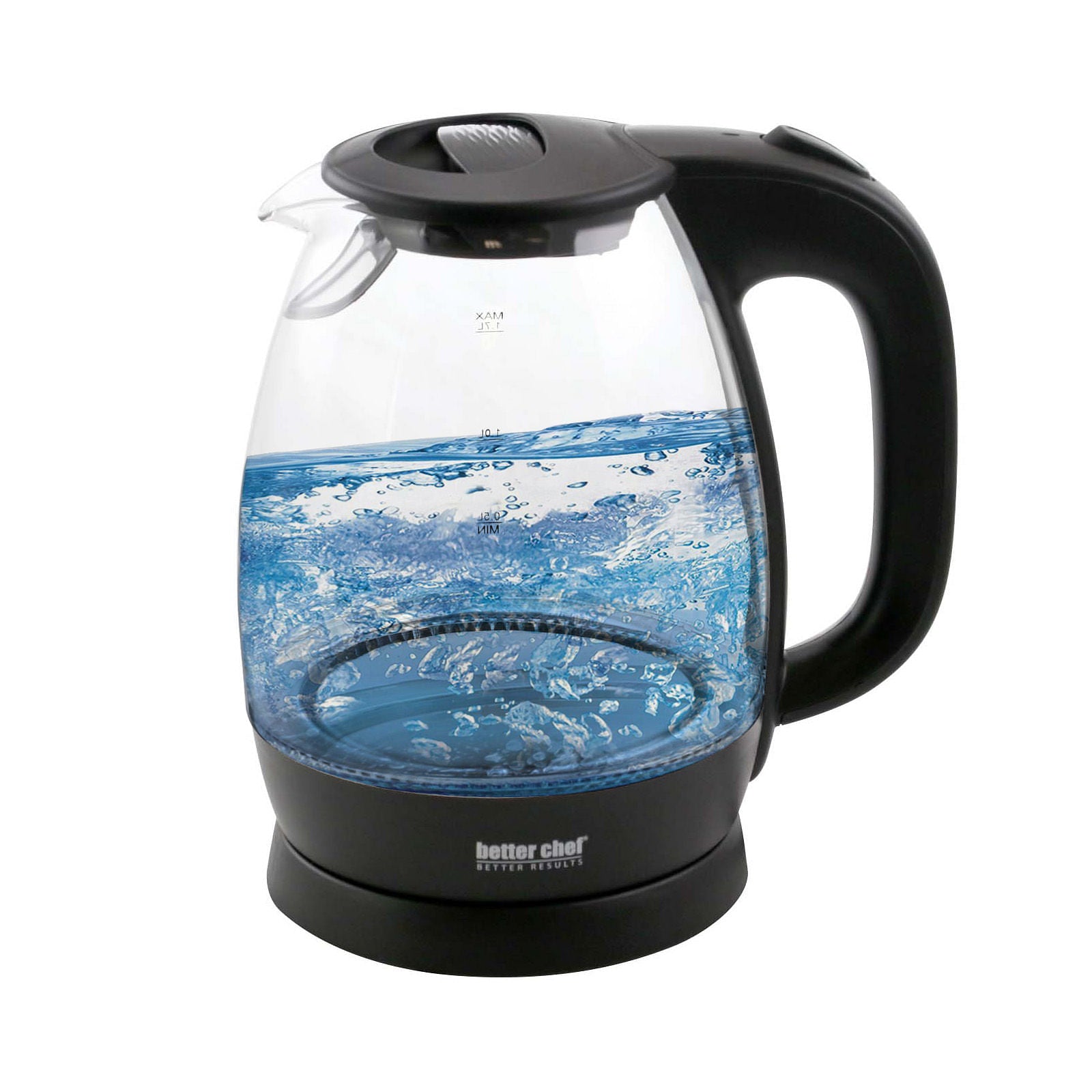 Better Chef 1.7L Cordless Electric Glass Tea Kettle - Free Shipping 