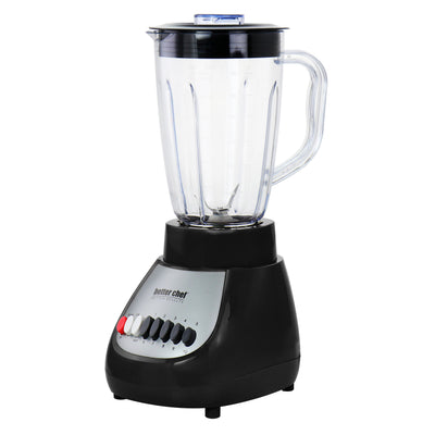 Better Chef 10 Speed 350 Watt Plastic Jar Blender in Black - Free Shipping 