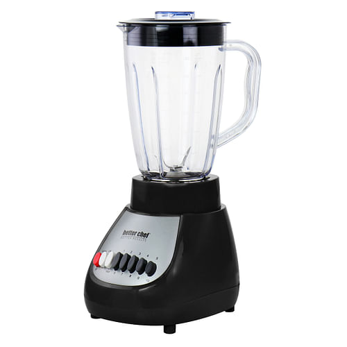 Better Chef 10 Speed 350 Watt Plastic Jar Blender in Black - Free Shipping 