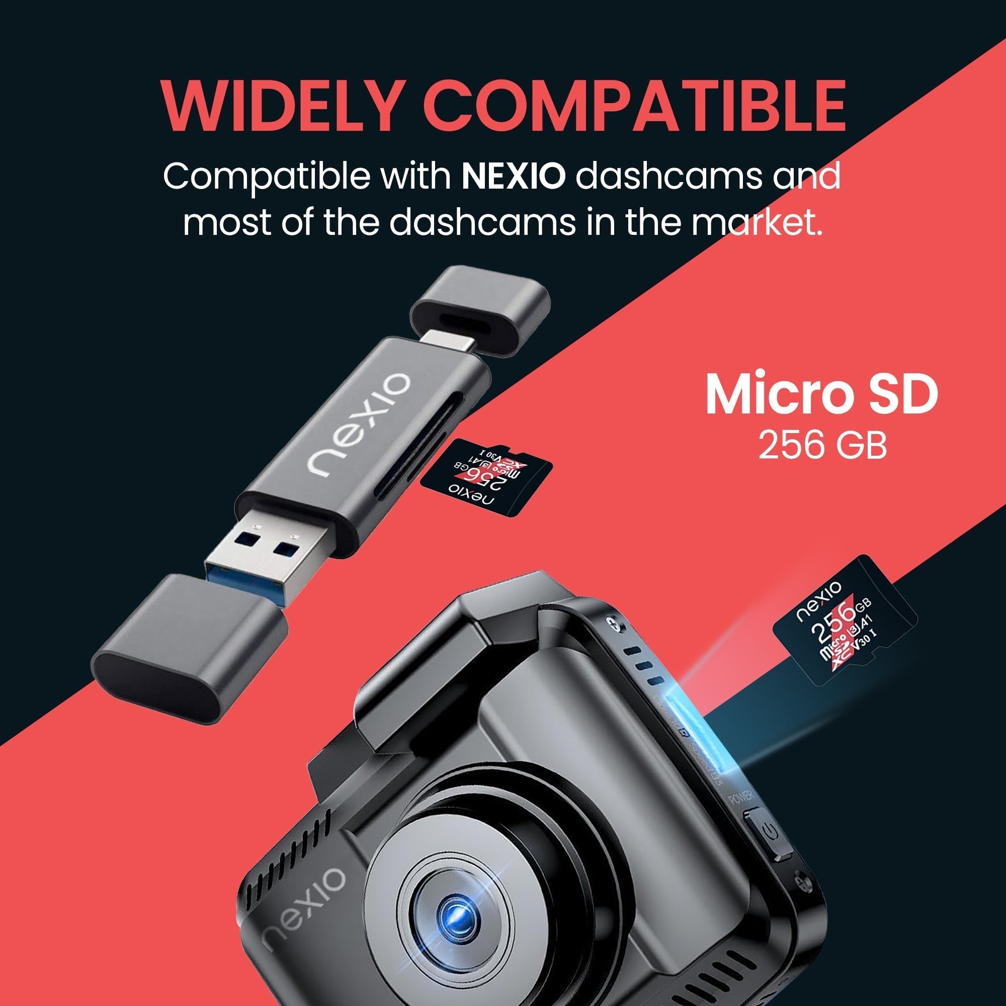 NEXIO High Speed Micro SD/TF card Capacity 256GB 