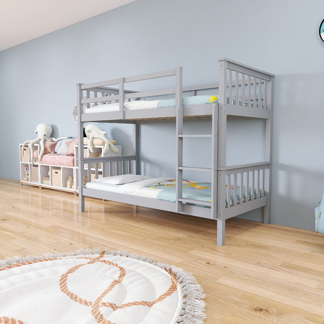 ARDYNAMIC Single Over Single Convertible Bunk Bed 