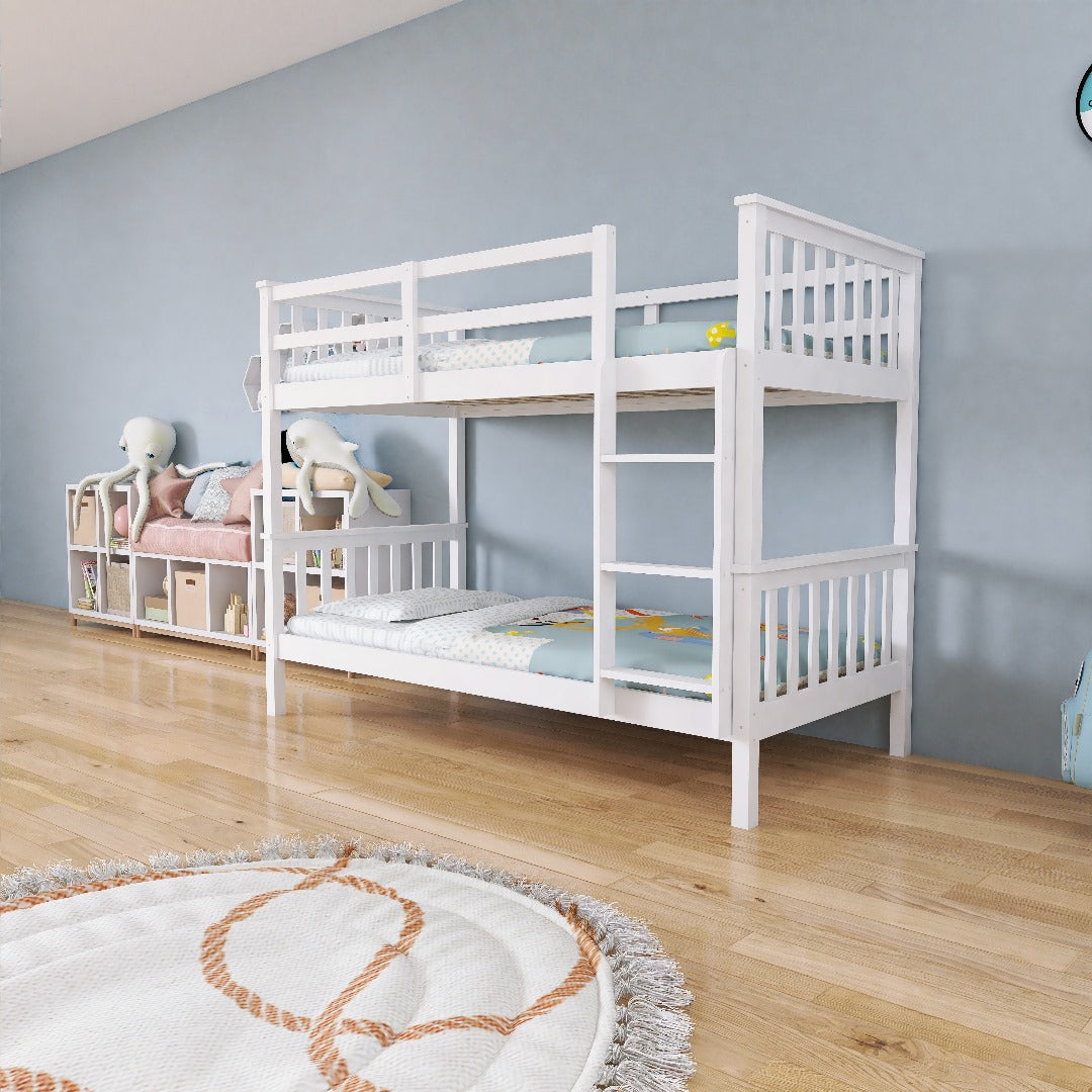 ARDYNAMIC Single Over Single Convertible Bunk Bed 