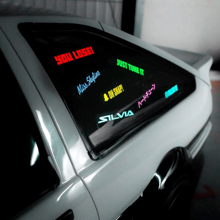Custom Text | LED Decal | USB Powered