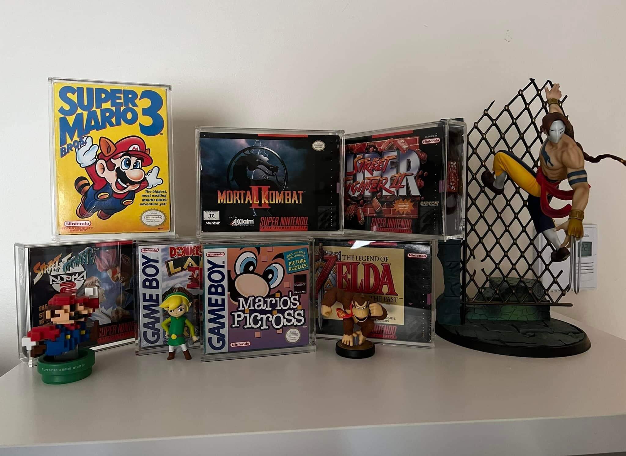 Acrylic Display Protector for SNES Games and N64 Game Box - Pack of 2 