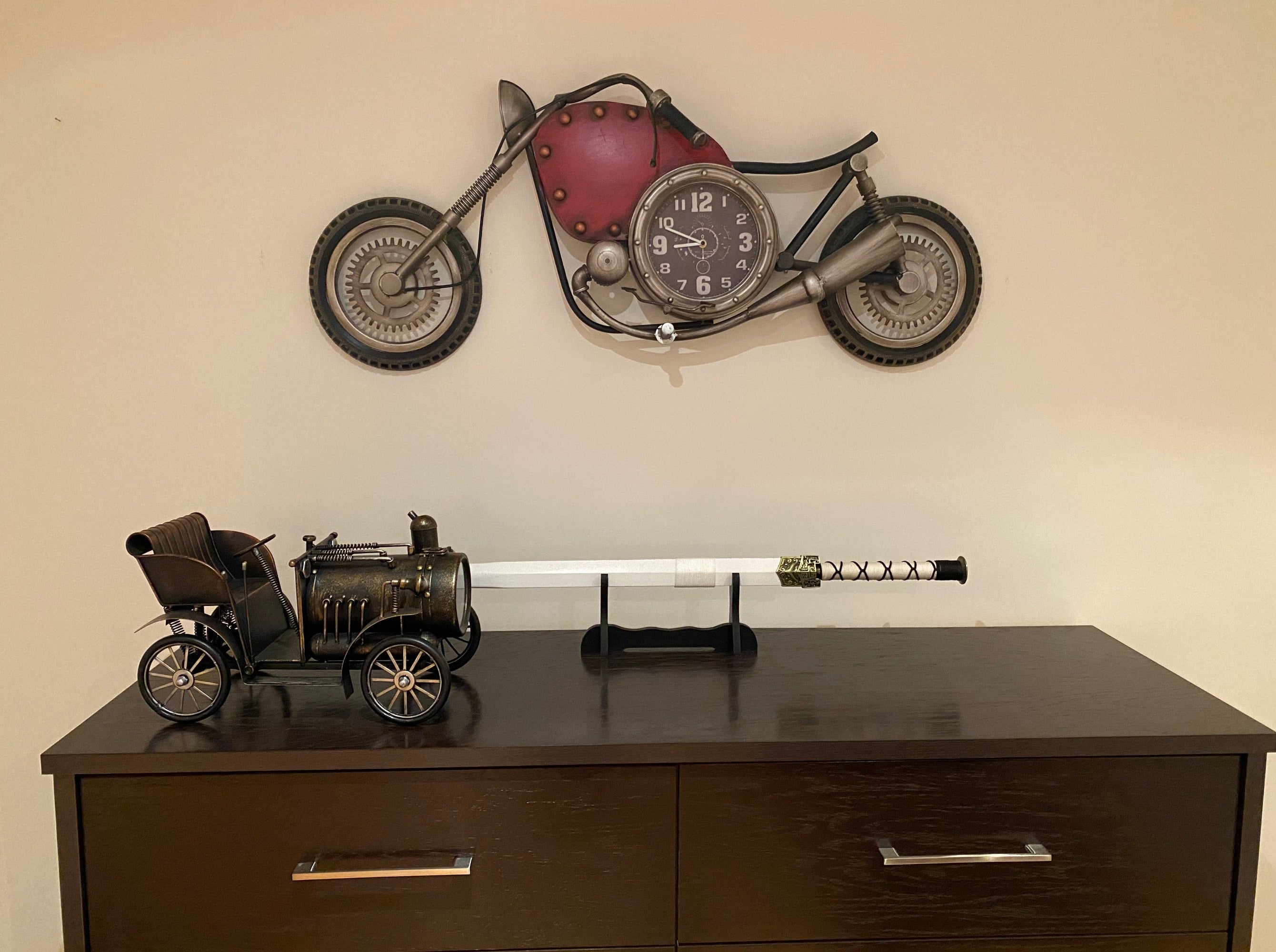 Wall clock - Vintage Motorcycle Wall Clock