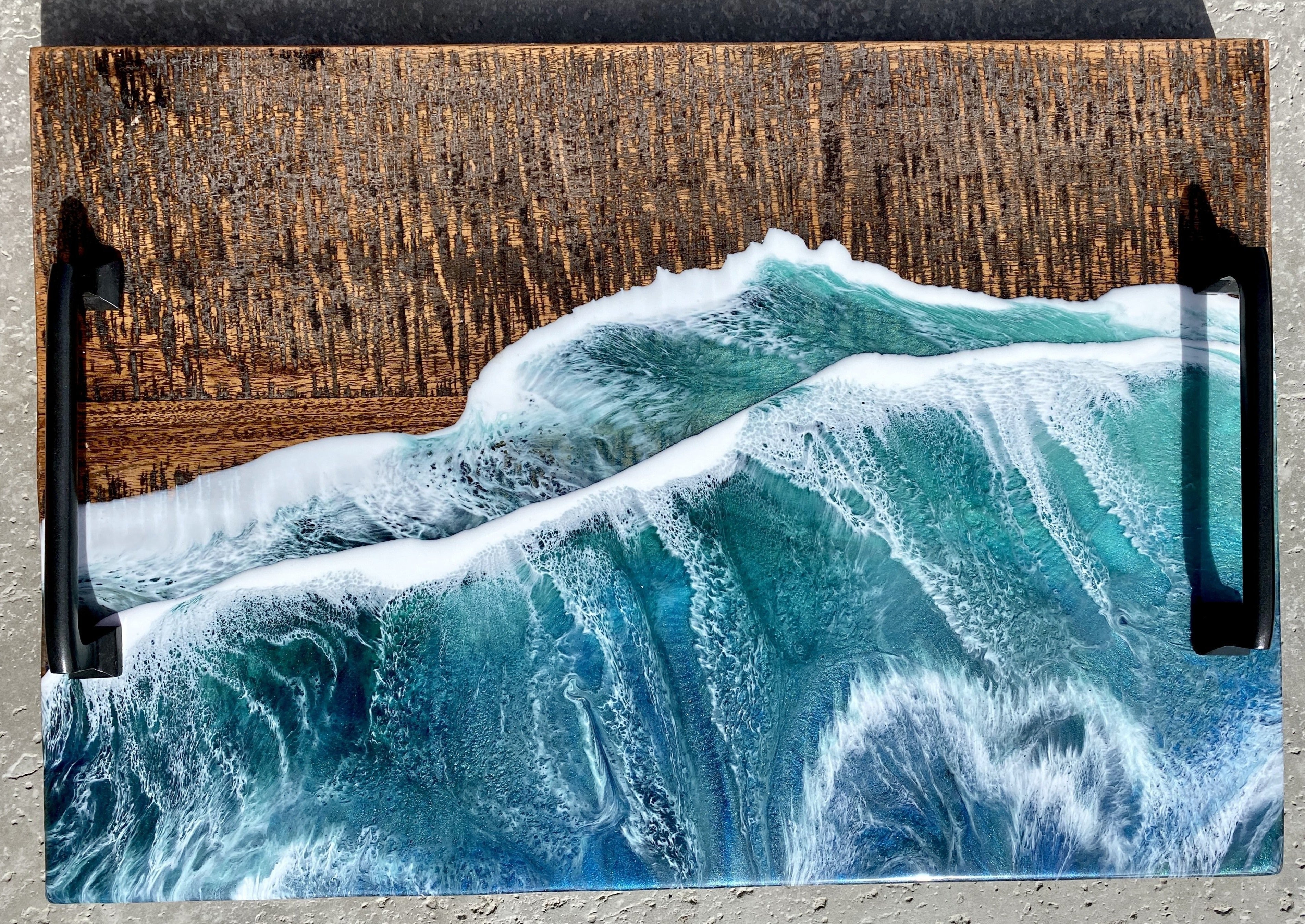 Rustic Wood Serving Board 